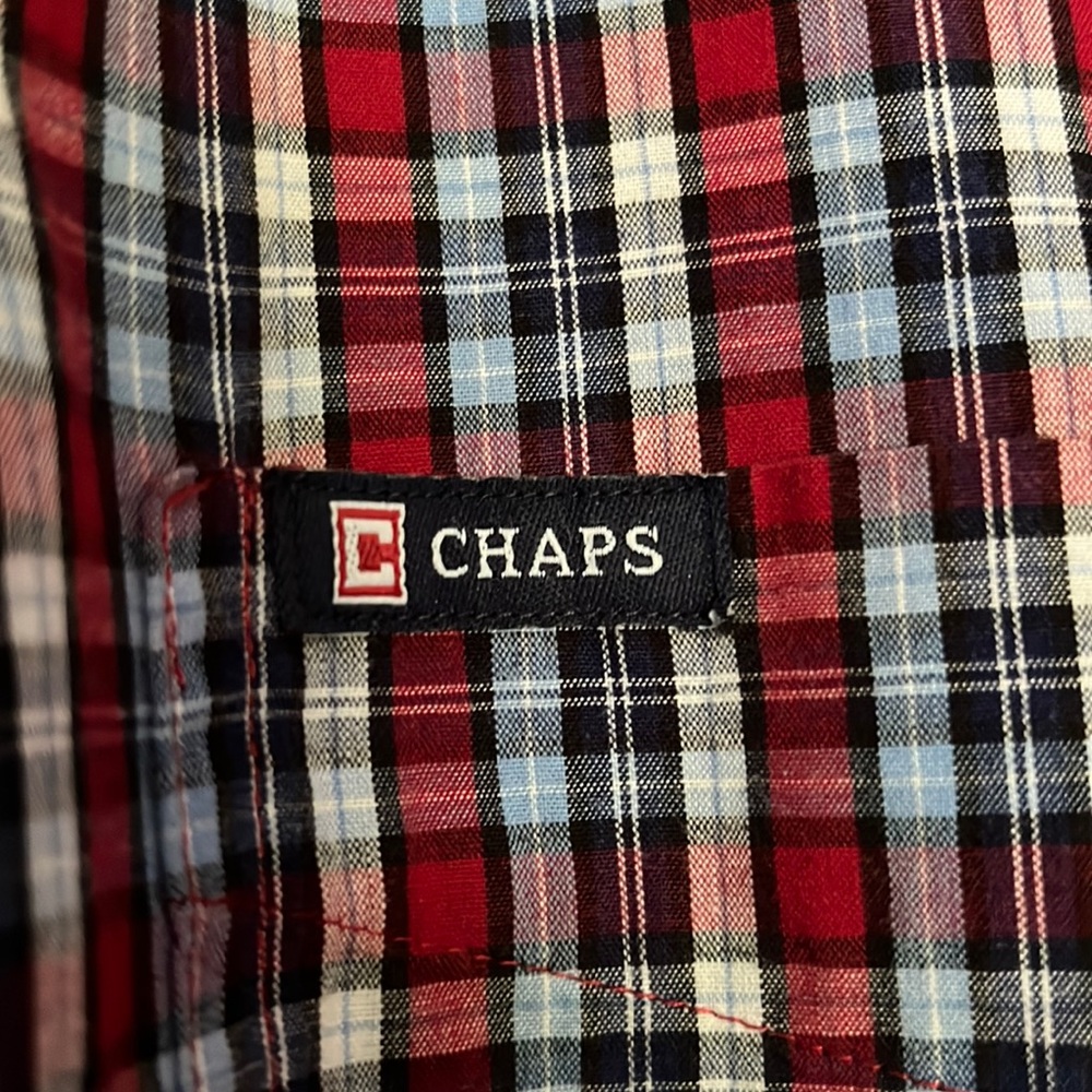 Chaps Button up Plaid